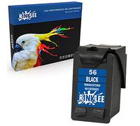 RINKLEE Remanufacturée pour HP 56 XL Cartouche d'encre Compatible avec HP Deskjet 450 5150 5550 9680 Officejet 4212 4215 5610 6110 Photosmart 7260 7350 7450 7960 PSC 1210 1215 1315 2110 | Noir