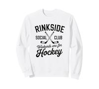 Rinkside Social Club Retro Ice Hockey Vibes Sweatshirt