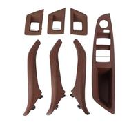 RINKTEEA Poignée Porte Boîte Gants Pour Série 5 F10 F11 2010-2017 RHD Poignée Porte Intérieure Accoudoir Cuir Panneau Sans Bouton Rabattement Rétroviseur(rouge)