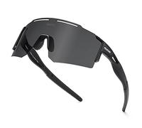 RINKUOLYO Lunettes de soleil polarisées de sport pour homme et femme, lunettes de soleil de baseball et softball pour jeunes enfants pour cyclisme, course à pied, C20., Medium