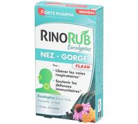 Forté Pharma RinoRub Rhume Nez Toux Gorge Eucalyptus 15 comprimés