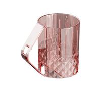 Rinse Cups | 45 Degree Tilted Comfort Handle - Transparent Rinse Cups Toothbrush Holder - For Home Dorm Hotel Farmhouse 4,52 x 3,14 x 4,01 inchTravel Camping Daily Kids Family