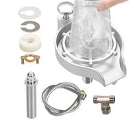 Rinseur en verre - Outil haute pression pour celaning - Nettoyeur de tasse pour évier - pour restaurant, appartement, entreprise, location, boulangerie, café