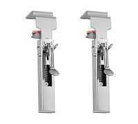 Rinteea 2X Pince de Fixation de Tiroir Réglable, Pinces D'Installation Universelles pour Panneau de Tiroir, Clips de Fixation avec Clip Remplaçable