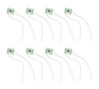 Rinteea 8 Pièces Bricolage échelle Construction Sable Table ModèLe Circuit Imprimé Feu de Signalisation Signal ModèLe Ho échelle Train Fer Miniature