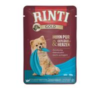 Rinti 100gx10 Or Poulet pur & Cœur de volaille PB