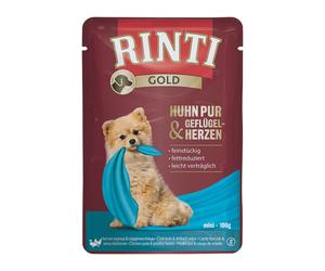 Rinti 100gx10 Or Poulet pur & Cœur de volaille PB