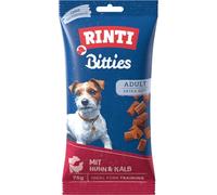 RINTI Bitties Poulet et Veau pour Adulte 16 x 75 g