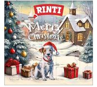 RINTI Chicko Calendrier de l'Avent 2025 | Calendrier de l'Avent Exclusif pour Chiens avec 24 délicieuses collations pour Chiens | Friandises pour Chien de qualité supérieure sans Sucre avec