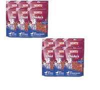 Rinti Chicko Plus Dés de Fromage Canard pour Chiens | Pack de 3 | 3 x 80 g | Magret de Canard délicatement séché à l'air | dans Un Sachet refermable très Pratique