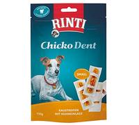 Rinti Extra Chicko Dent Poulet Small | Pack de 6 | 6 x 150 g | Complément Alimentaire pour Petits Chiens Adultes | Lamelles à mâcher pour Le Soin des Dents | Peau de bœuf résistante à la Morsure