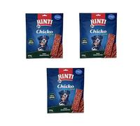 Rinti Chicko Maxi Sauvage | Pack de 3 | 3 x 250 g | Complément Alimentaire pour Chiens Adultes | Facile à digérer et Bien assimilable | Lanières tendres de Viande Sauvage | sans soja