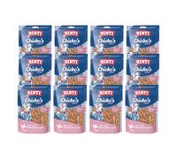 Rinti Chicko Mini bouchées avec saumon - 12 x 80 g de collation pour chien