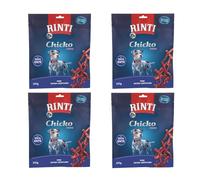 Rinti Chicko Mini Canard | Pack de 4 | 4 x 225 g | Complément Alimentaire pour Petits Chiens Adultes | Facile à digérer et Bien assimilable | Bouchées tendres de Canard | sans soja