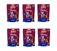 Rinti Chicko Plus Cuisses de Canard | Pack de 6 | 6 x 80 g | Préparé avec du Filet de Poitrine de Canard Frais | Séché à l'air doucement | Refermable | sans soja et farines animales