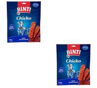 Rinti Chicko tendres lamelles de Canard | Pack Double | 2 x 250 g | Snacks pour Chiens | Préparé à partir de Filet de Poitrine de Canard Frais | Séché à l'air délicatement et sans additifs