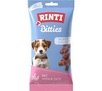 Rinti Extra bitties Puppy Poulet & canard, Lot de 8 (8 x 75 g)