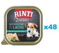RINTI Feinest Poultry Pure&Salmon volaille et saumon 48x150 g