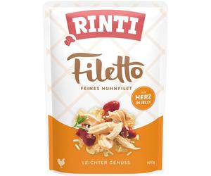 RINTI Filetto in Jelly Chicken&Poultry hearts - filet & coeurs de poulet en gelée - 100 g