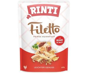 Rinti filetto Poule Filet avec Vache in Jelly, 1er Pack (1 x 100 g)