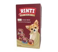 RINTI Gold Mini Multibox 8x100 g nourriture humide pour chiens adultes de petites races