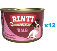 RINTI Gold Veal Mini - Viande de veau pour chiens de petites races - 185 g