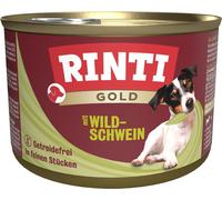 RINTI Gold Wild boar Mini - Viande de sanglier pour chiens de petites races - 185 g