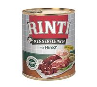 Rinti Kennerfleisch Cerf - 12 x 800 g de nourriture humide pour chien