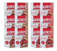 RINTI Kennerfleisch Mélange de saveurs Bœuf Agneau sachets pour chiens 12x400 g