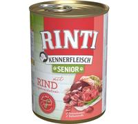 Rinti Kennerfleisch Senior Bœuf 400 g, Pate pour Chien - Vous recevrez 12 paquets/contenu 0,4 kg