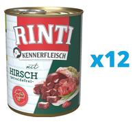 RINTI Kennerfleisch Venison - Pâtée de venaison - 12 x 800 g