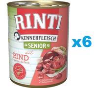Rinti Dose Kennerfleisch Senior Rind 800g (Menge: 12 Je Bestelleinheit)