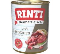 Rinti Lot de 12 boîtes de viande de lapin (800 g)
