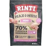 RINTI MAX-I-MUM Mini Adult Chicken - avec poulet pour chiens de petites races - 4 kg