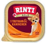 Rinti | Mini Or | Plateau 100 g - Dinde au lapin 100 g
