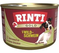 Rinti Gold - Sanglier en boîte - pour petites races - 12 x 185 g