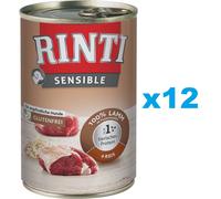 RINTI Sensible - Agneau avec riz - 12x400 g