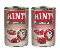 RINTI Sensible - Boeuf avec riz 6x400 g + Agneau avec riz 6x400 g