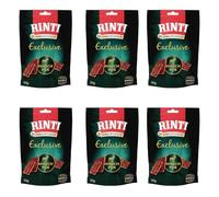 Rinti Singlefleisch Exclusive Friandises de Pur Bœuf | Pack de 6 | 6 x 50 g | Complément Alimentaire pour Chiens Adultes | Exclusivement du cerf pour Chiens sensibles souffrant d'allergies