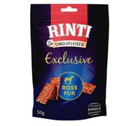RINTI Singlefleisch Exclusive Snack Horse à la viande de cheval 50 g
