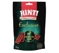 RINTI Singlefleisch Exclusive Snack Venison avec jeu 50 g