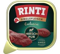 RINTI Singlefleisch Exclusive Venison Pure alimentation monoproteique avec de la venaison 150 g