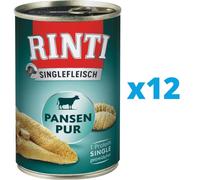 RINTI Singlefleisch Rumen Pure - Rumen monoprotéinée - 12 x 400 g