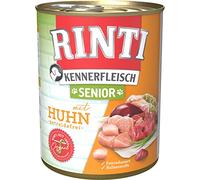 Rinti Viande de connaisseur SENIOR + poulet, paquet de 12 (12 x 800 g)
