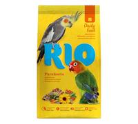 RIO Aliment complet pour grandes perruches | 3 kg | Mélange spécialement composé de graines et céréales sélectionnées, saines et appréciées | Avec des baies de sorbier