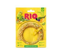 Rio Anneau Joyeux pour Perruches et Oiseaux Exotiques | Pack de 2 | 2 x 80 g | Complément Alimentaire Snack | pour l'Occupation et la du Comportement Naturel