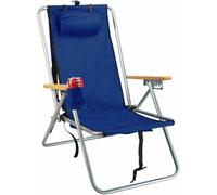 Rio Brands Wearever Hi-Back Deluxe en Acier Chaise de Sac à Dos, Bleu