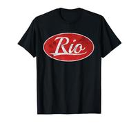Rio Brazil South America Varsity Athletic Style T-Shirt