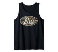 Rio Camo Vintage Brazil Camouflage Classic Aesthetic Débardeur