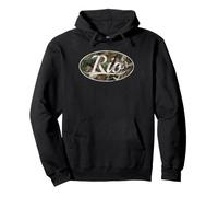 Rio Camo Vintage Brazil Camouflage Classic Aesthetic Sweat à Capuche